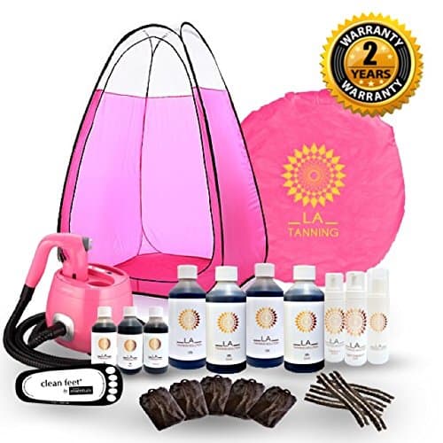 LATEST SPRAY TANNING KIT, PRO V MACHINE, TENT, AWARD WINNING TAN & MORE!! (BLACK TENT)