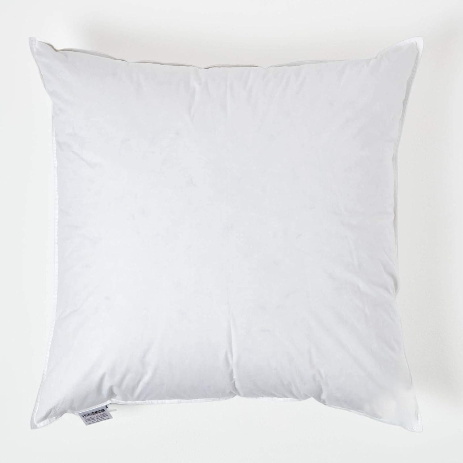 HOMESCAPES Luxury Duck Feather Cushion Inserts 80cm x 80cm (32 x 32”) Perfect Bounce Back and Down-Proof Cover, Generously Filled Inner Pads Fillers, Hypoallergenic, RDS Certified, Machine Washable