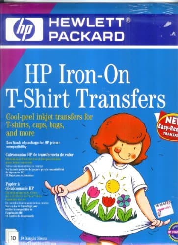 Iron-On Transfers, 8-1/2 x 11, White, 10/Pack