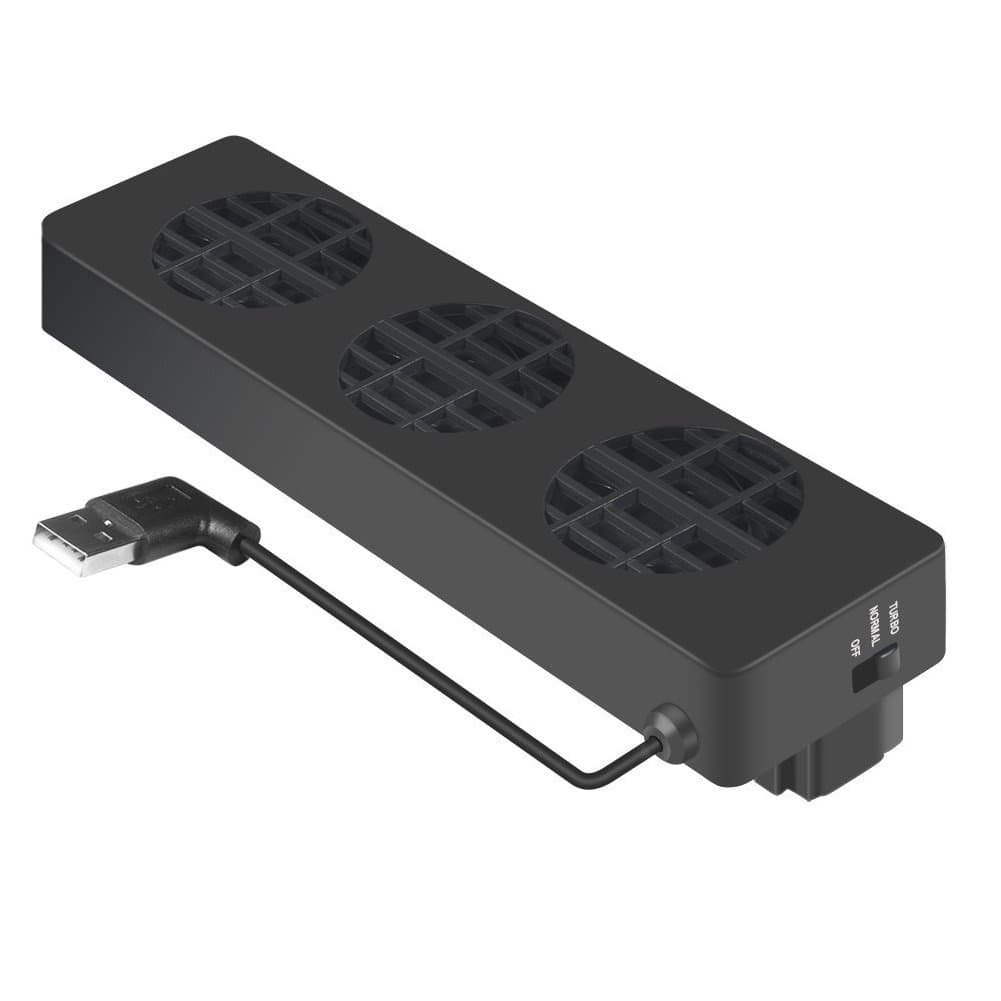 External Cooler for NS Dock station, USB Cooling Fan with 3 Small Fans for Nintendo Switch Dock