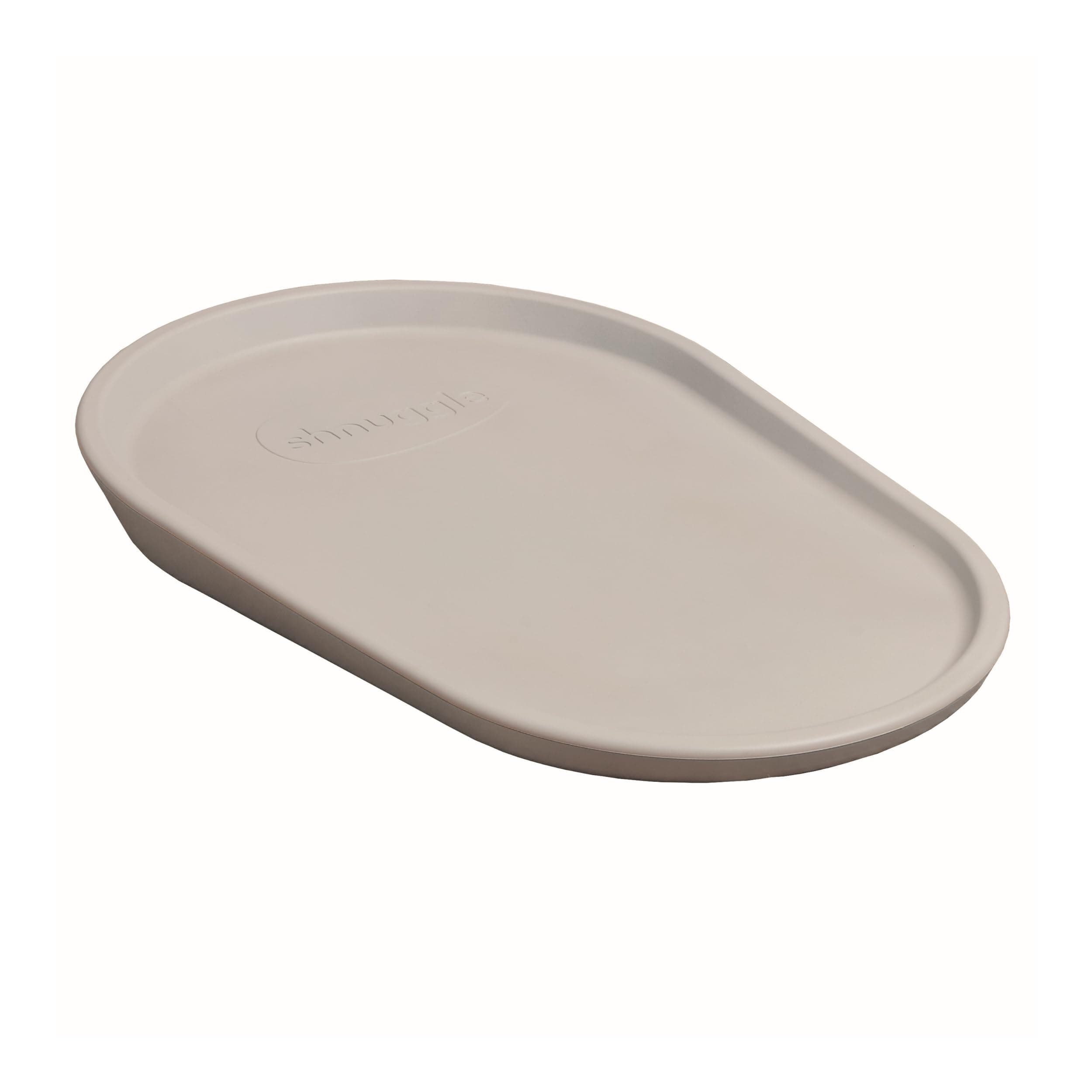 Shnuggle Squishy Baby Changing Mat | Soft and Warm Foam Material is Nicer for Babies | Perfect for Nappy/Diaper Changing Time | Anti-Slip Easy Clean Wipeable (Taupe)