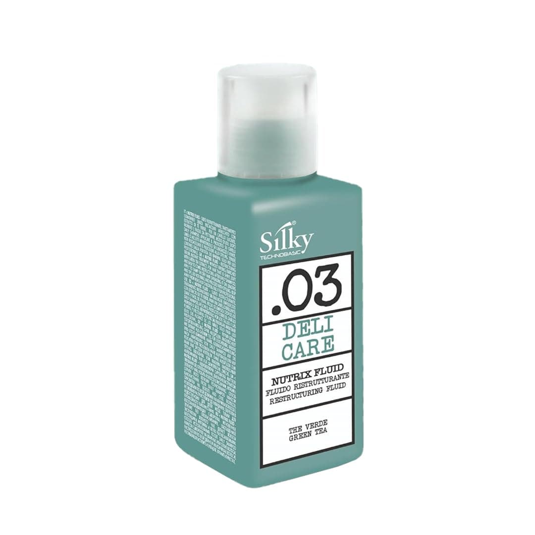 SILKY .03 NUTRIX FLUID SERUM with Green Tea Extract for Instant Leave-In Treatment for Silky Finish and UV Protection