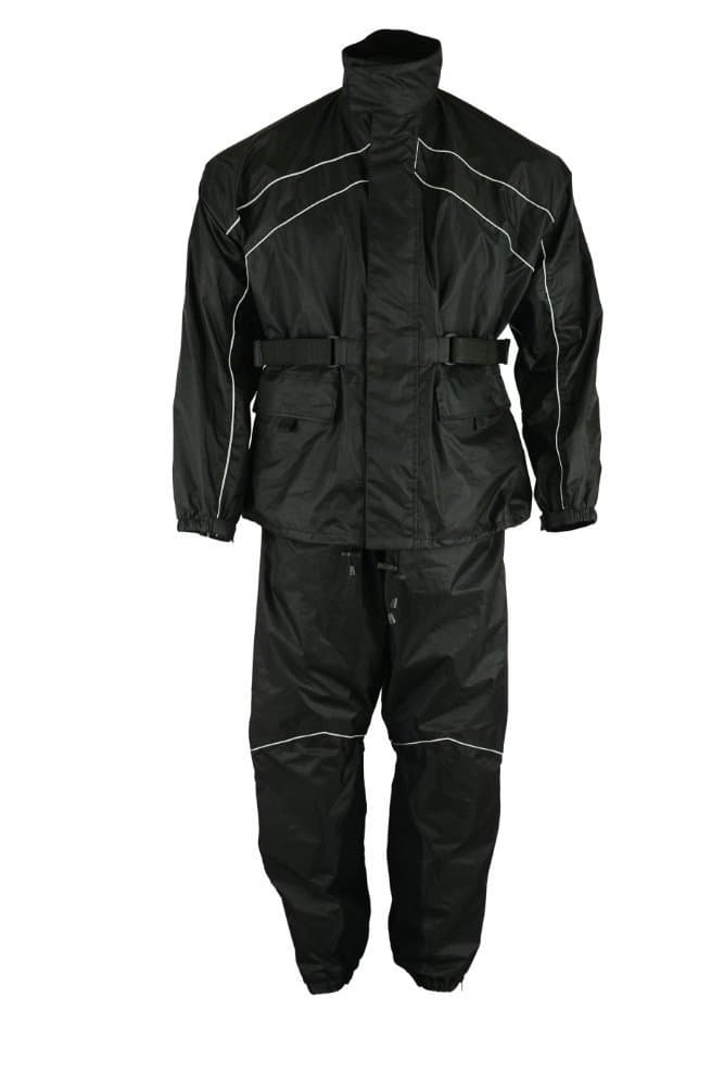 DS590BK Rain Suit - Motorcycle rain gear