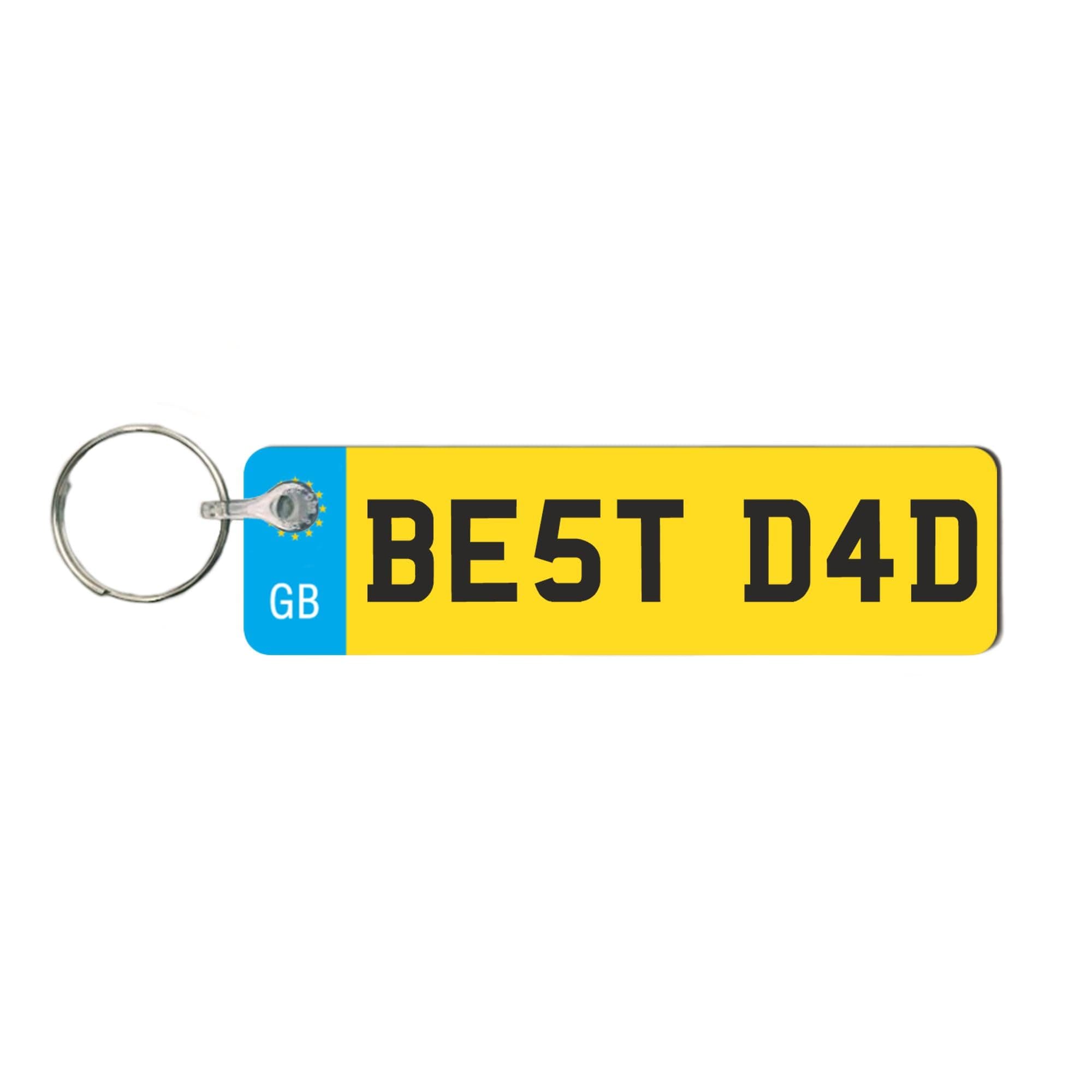 Custom License Plate Keychain - Personalised Number Plate Keyring - Mini Number Plate Key Ring - Name Plate Keychain - Just Passed Milestones