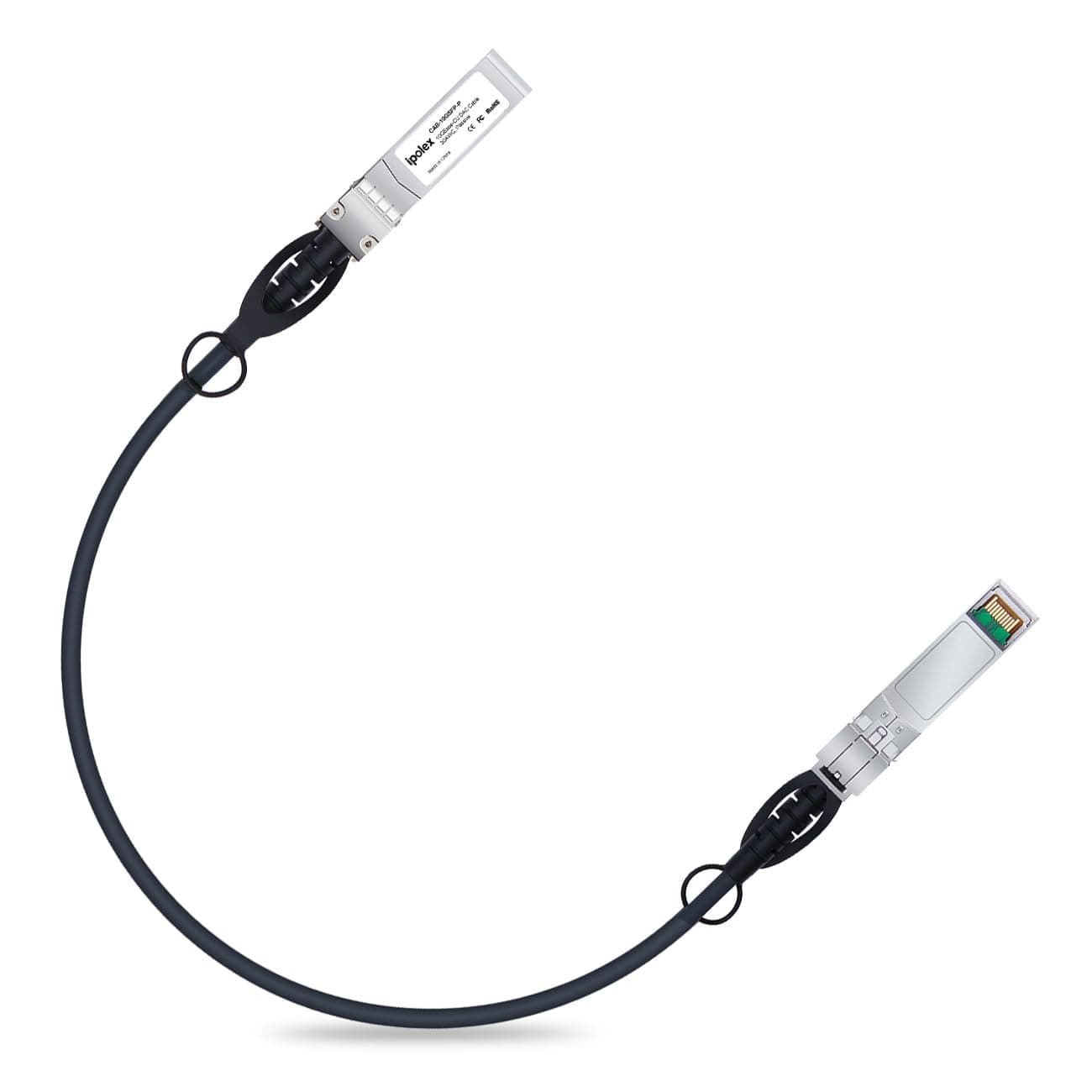 - ipolex 10G SFP+ Twinax Cable, Direct Attach Copper(DAC) Passive Cable, 0.25m (0.82ft), for Cisco SFP-H10GB-CU0.25M, Meraki, Ubiquit, Mikrotik, Intel, Fortinet, Netgear, D-Link, Supermicro, TP-Link