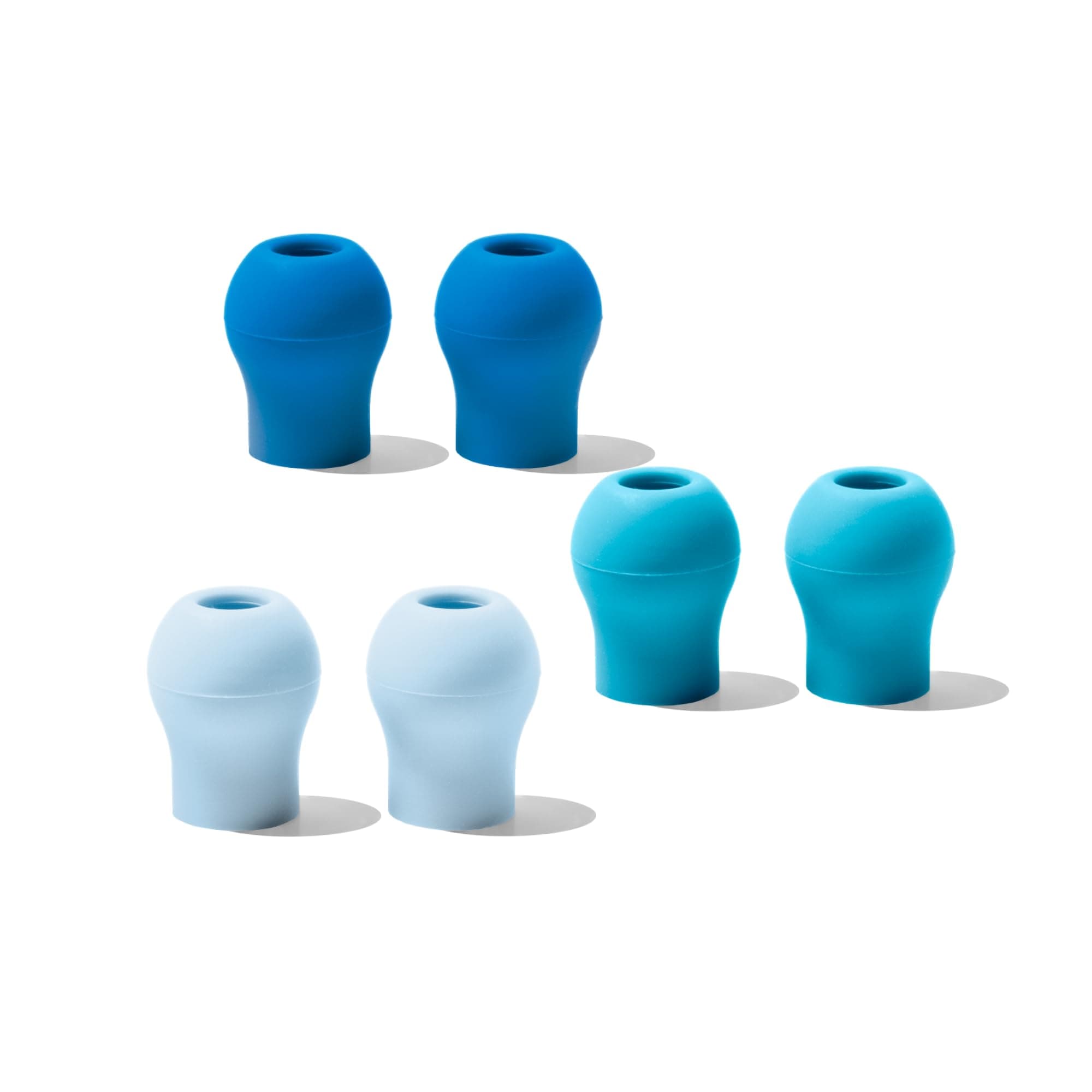 Eko CORE 500™ Digital Stethoscope Rubber Ear Tips - 6 Pairs (Ocean Collection)