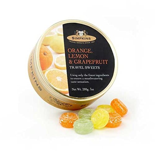 Simpkins Orange, Lemon & Grapefruit Travel Sweets (4 Pack)