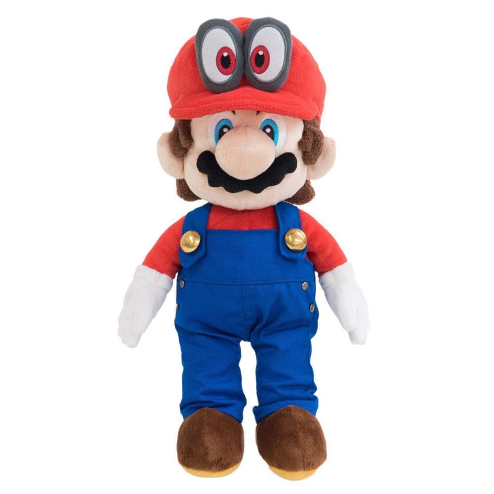 1693 Super Mario with Removable Red Cappy Hat (Odyssey Style) Plush, 13""", Multicolor