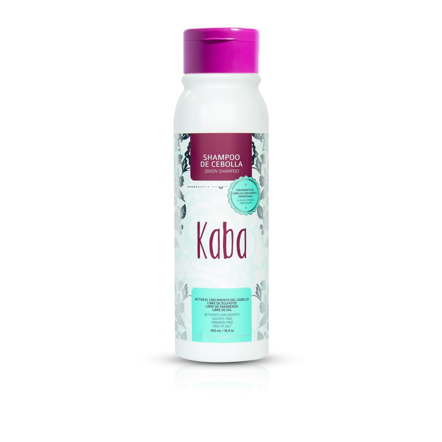Kaba red onion shampoo. champu de cebolla roja. accelerates hair growth, stops hair loss. does not onion smell.