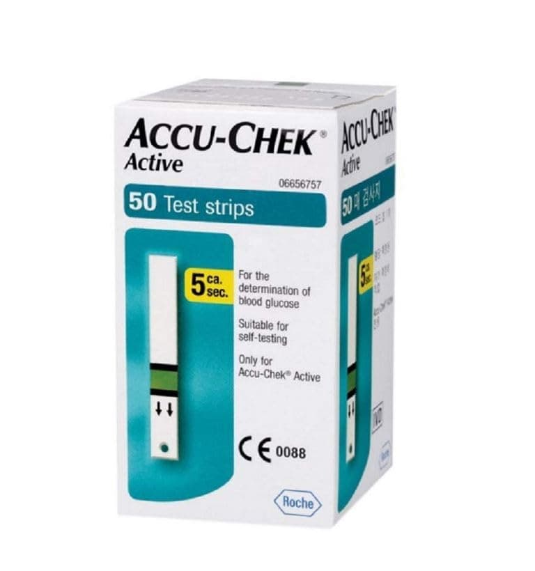 Accu-Chek Active Strips, Pack of 50 (Multicolor)
