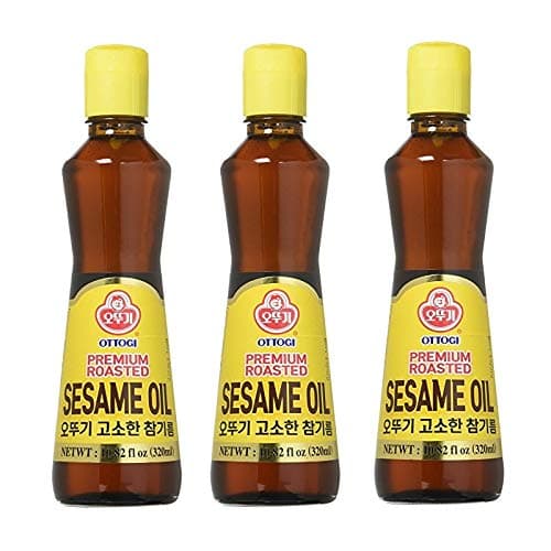 Ottogi Premium Roasted Sesame Oil, 10.82 Ounces (3-pack)