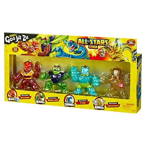 Goo Jit Zu Heroes Special Edition Box Set Pack (All Star 4 Pack)