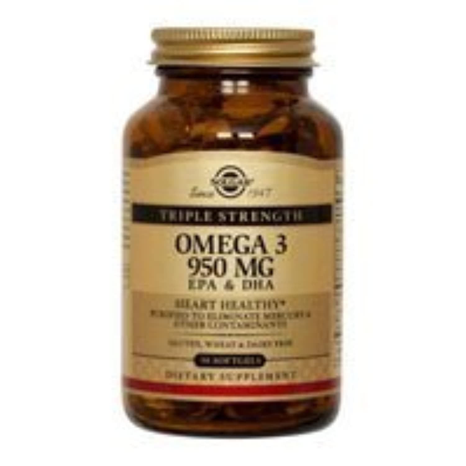 Solgar Omega 3 100s Softgels, 950mg