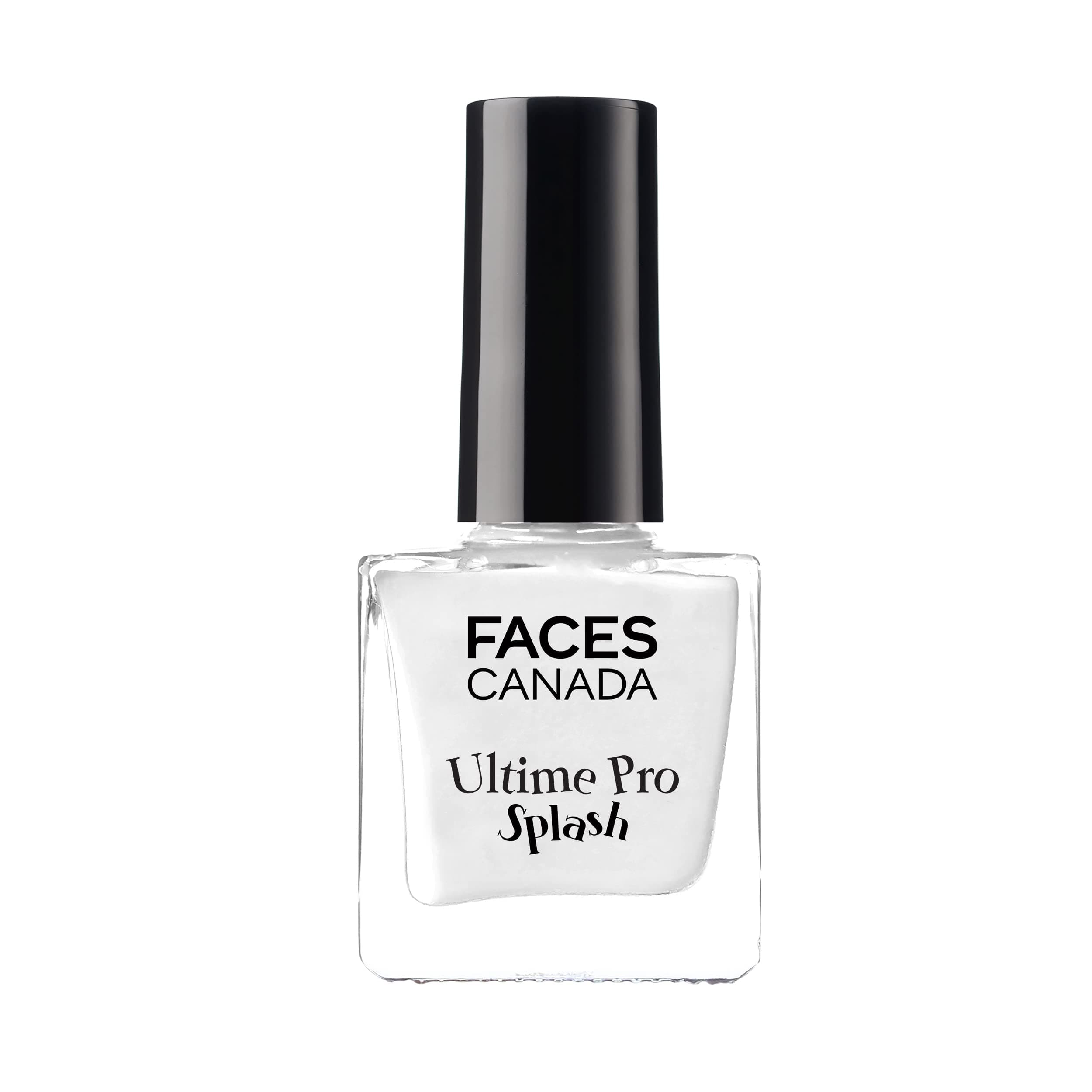 FACESCANADA Splash Glossy Finish Nail Enamel White O White 14, 8 Ml
