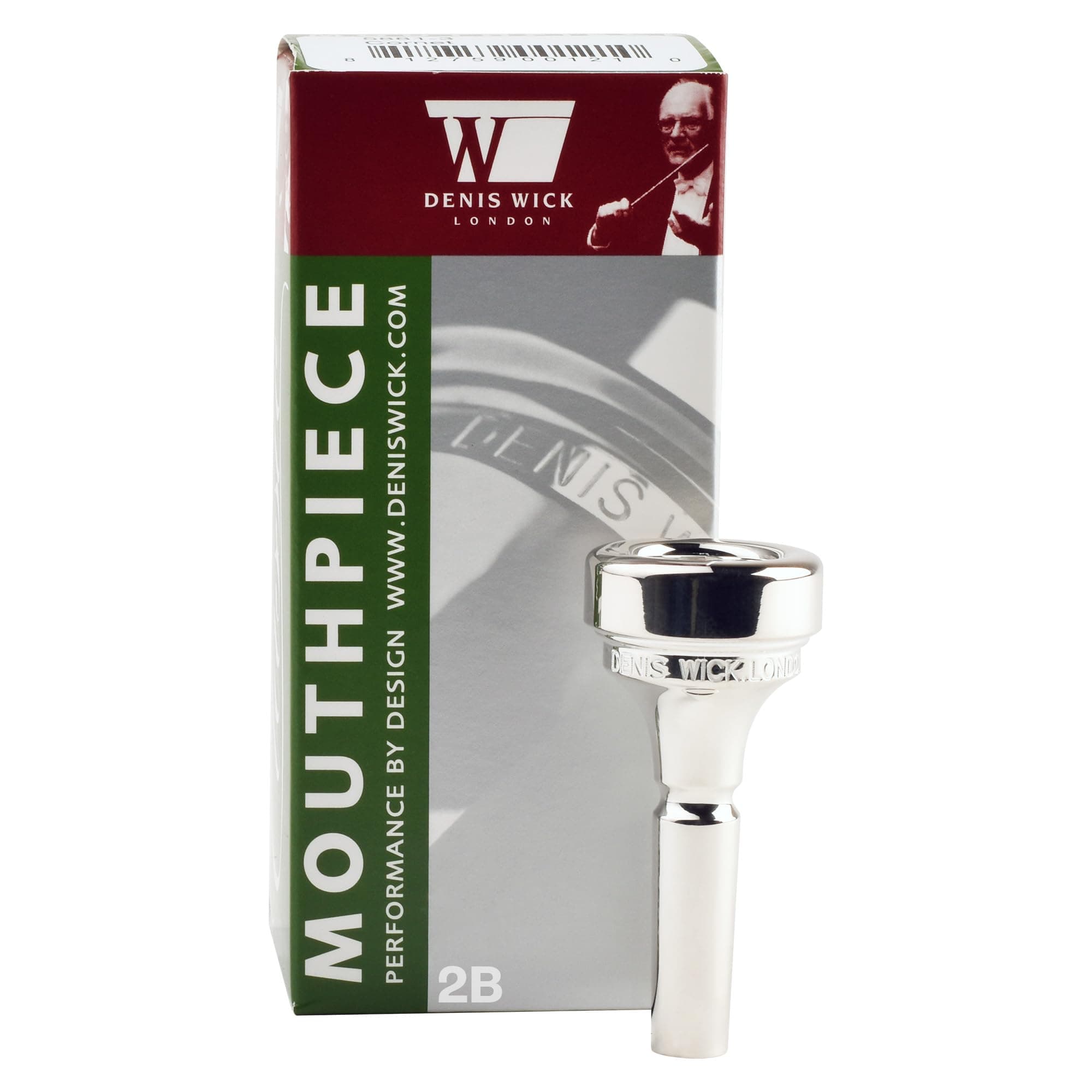 Denis Wick 5881-2B Classic Bb Cornet Mouthpiece, Silver Plated