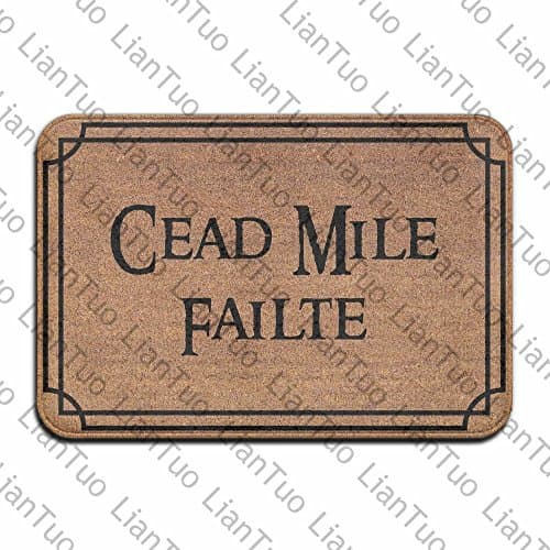Cead Mile Failte Cool 15.7 X 23.6 in Absorbent Non Slip Floor Rug Carpet Door Mat