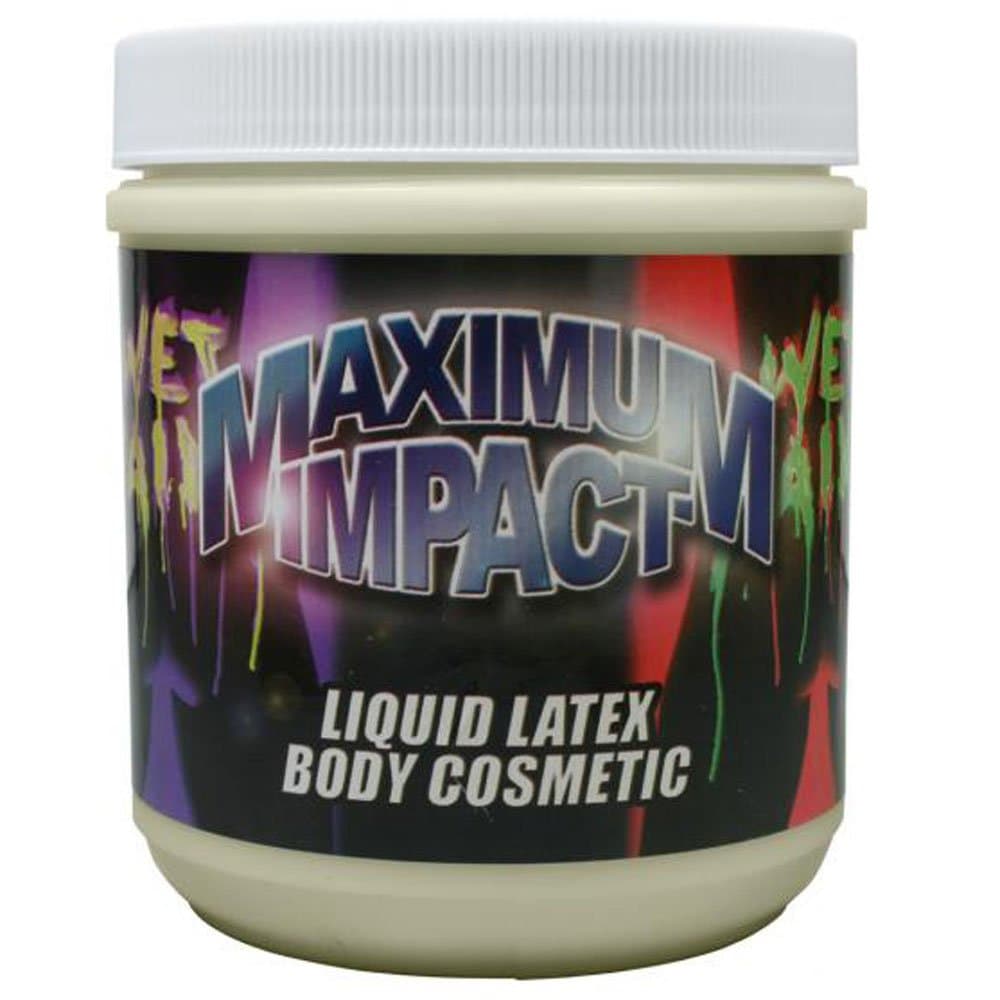 Maximum Impact Liquid Latex Body Cosmetic, White, 16 Ounce