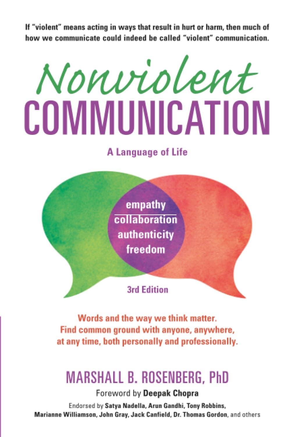 Nonviolent Communication -- A Language of Life (Nonviolent Communication Guides)