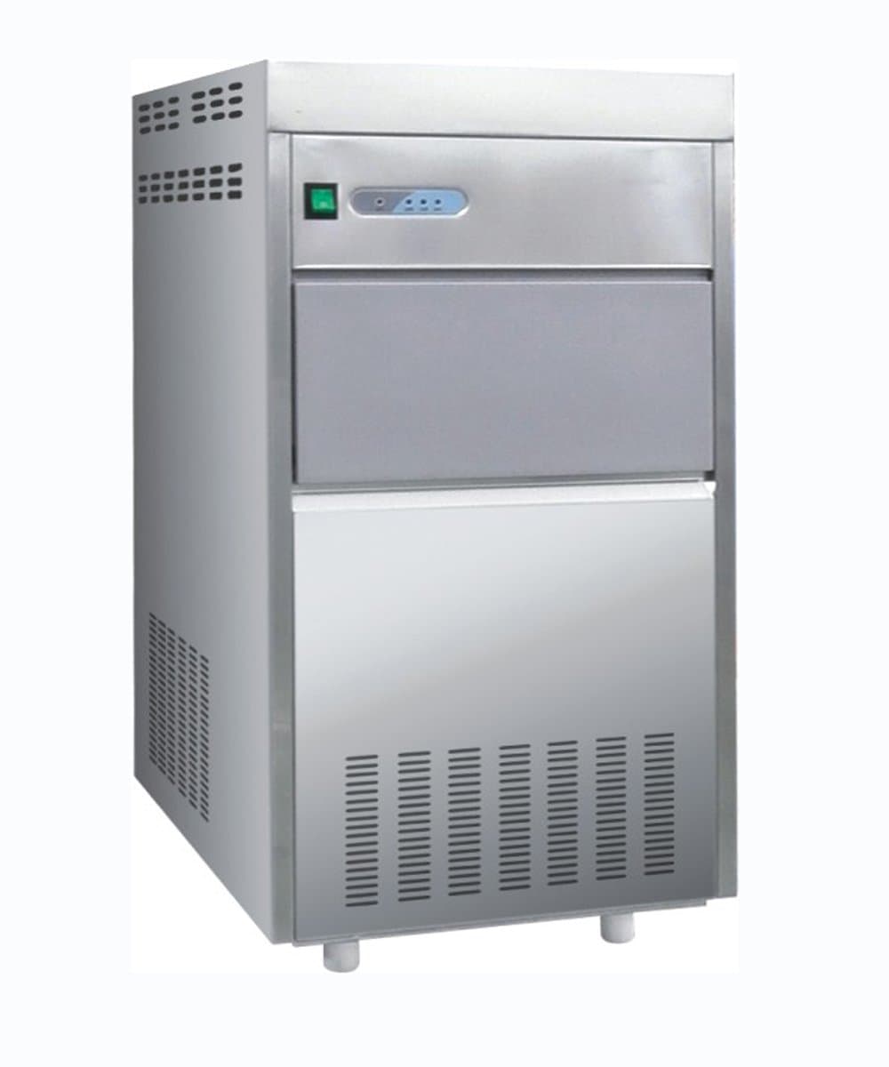 Commercial Snow Flake Ice Maker Making Machine 60KG/24h 25KG Storage Capacity.