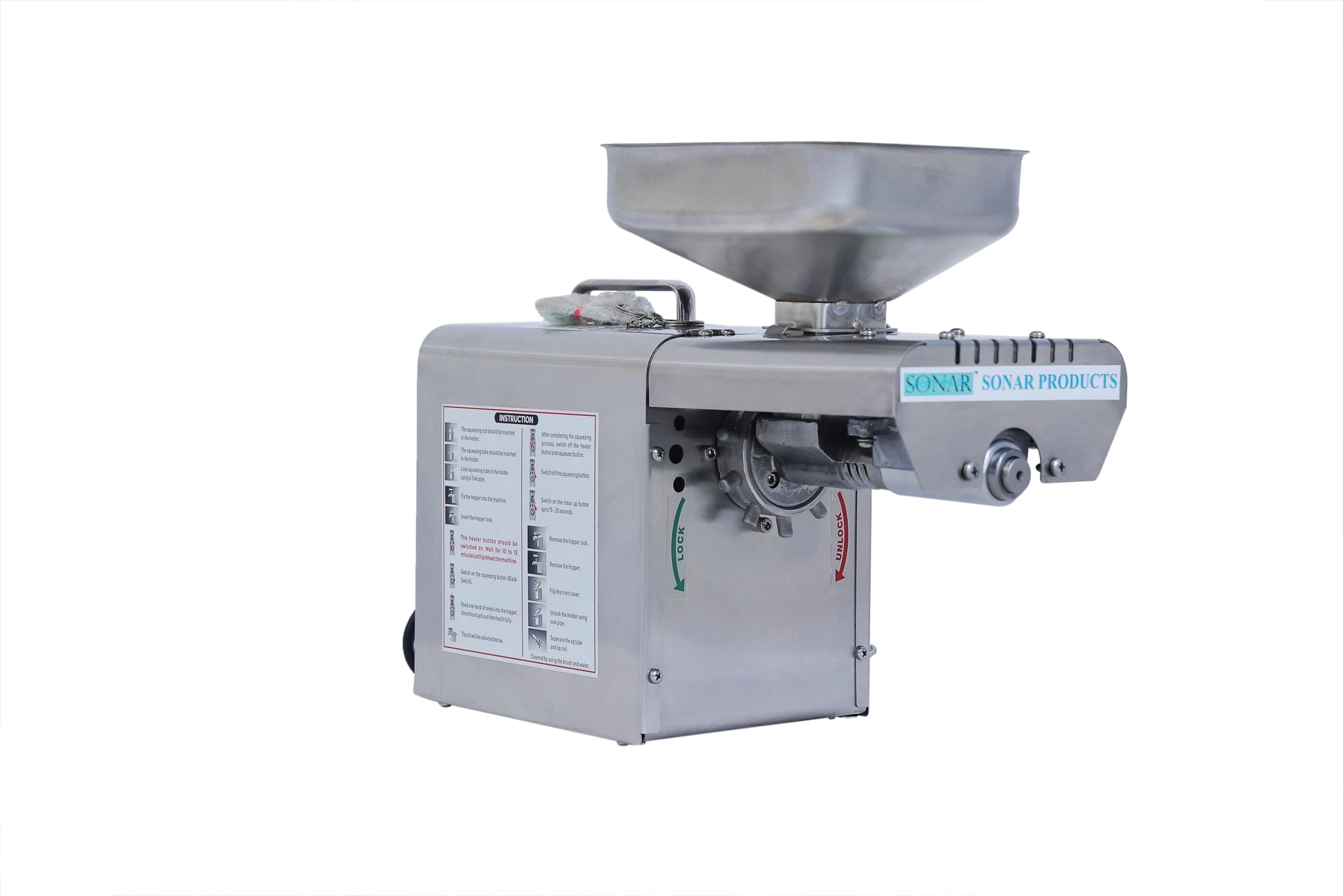 Sonar Domestic Cold Press Oil Machine SA-2010