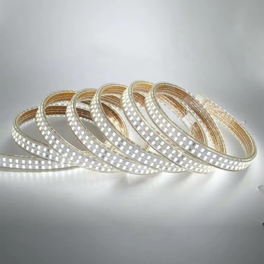 Led Strip Light With Connector For Home Lighting Kitchen Bed Flexible Strip Lights For Bar Home Decoration (DAY LIGHT, 2 METER)