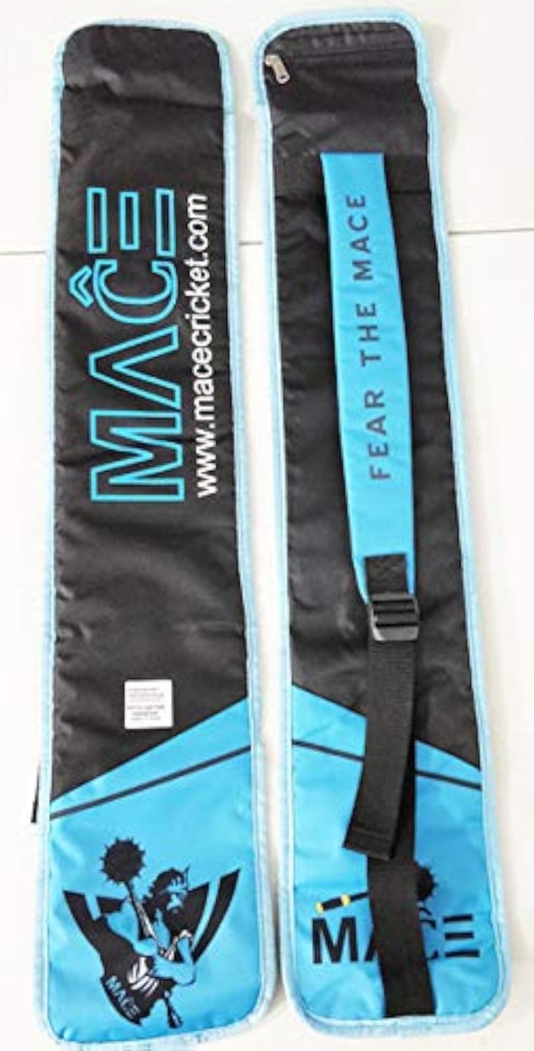 MACE Full Length Padded Cricket Bat Cover, Aqua