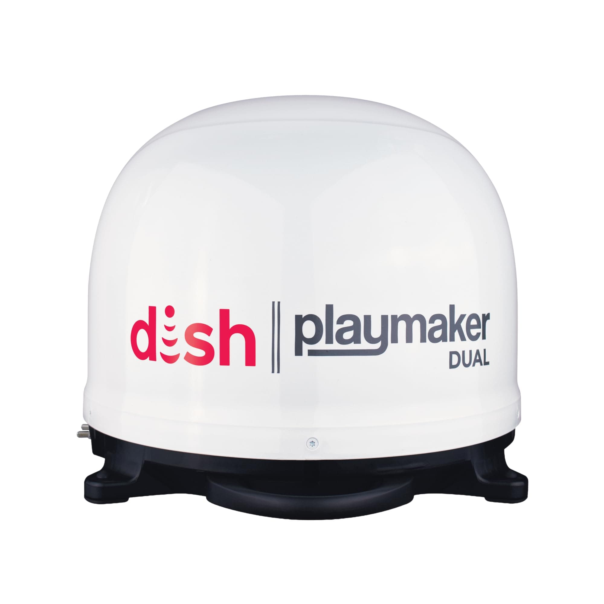 Winegard PL-8000 White Dish Playmaker HD Satellite Antenna Dual Receiver Capability, Optional RV Roof Mount