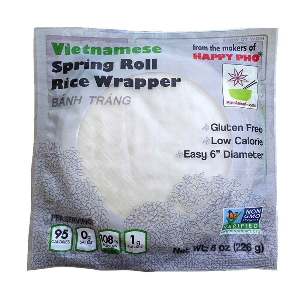 Star Anise Foods, Wrapper Rice Spring Roll, 8 Ounce