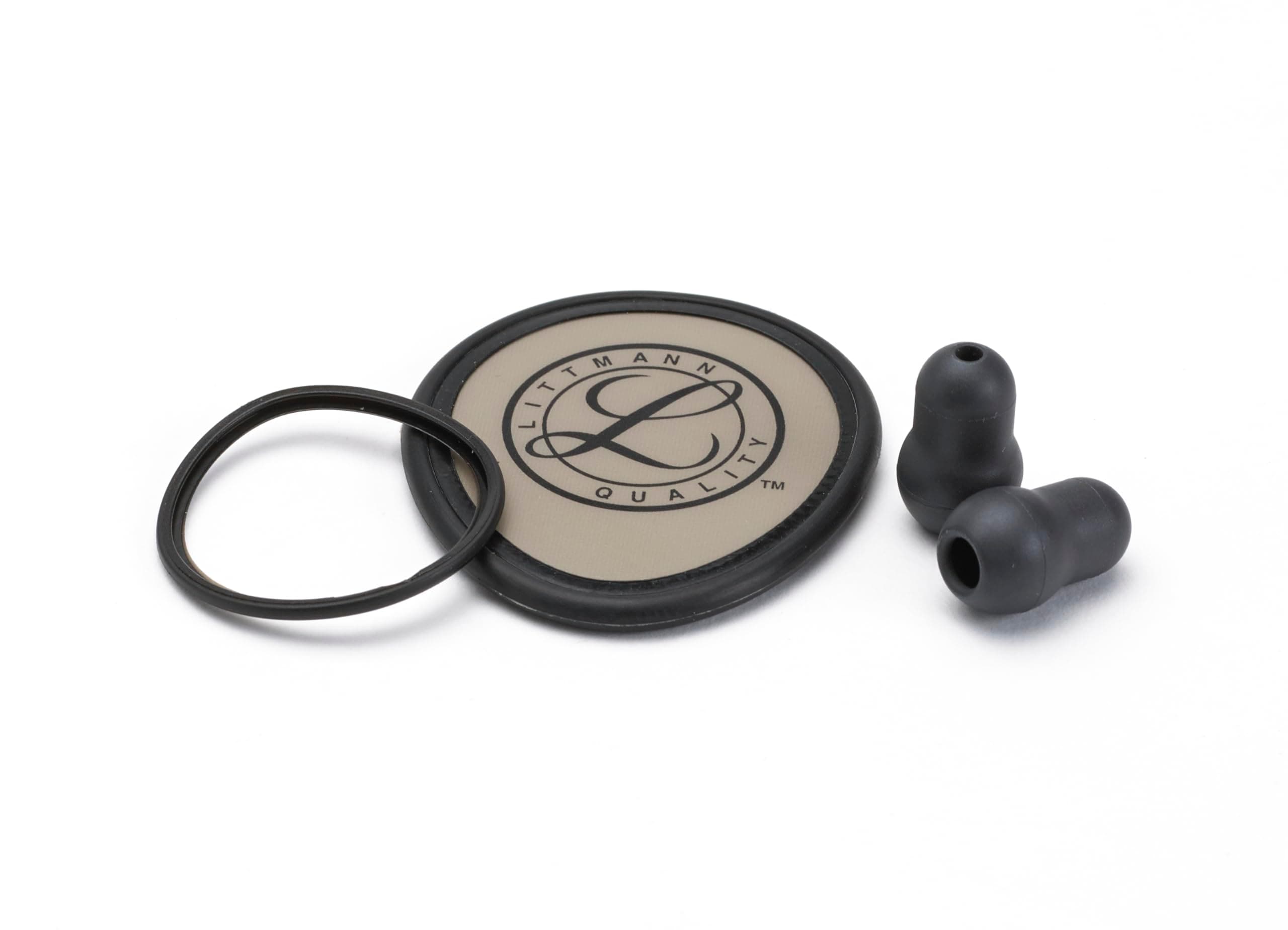 3M Littmann Stethoscope Spare Parts Kit, Lightweight II S.E., Black, 40020