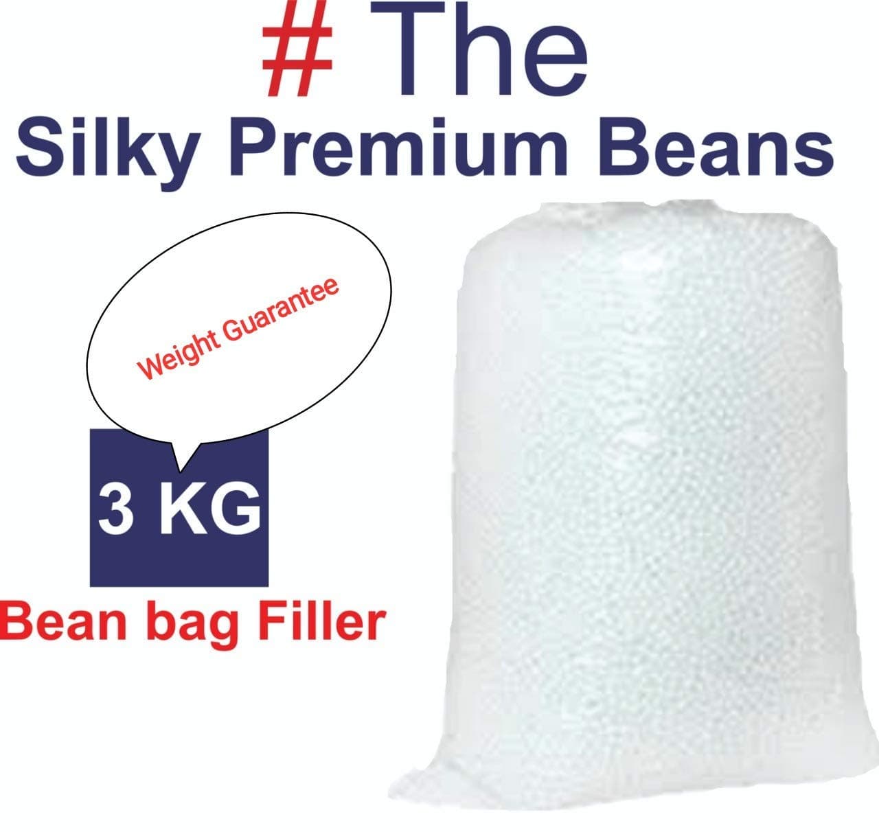 TITTLE Beans for 3 KG Premium A-Grade for Bean Bag Filler/Refill/Filling + Free Stand and Pee for Women Freedom for Pee Anytime & Anywhere Paper Based Disposable Female Urination Device for Women