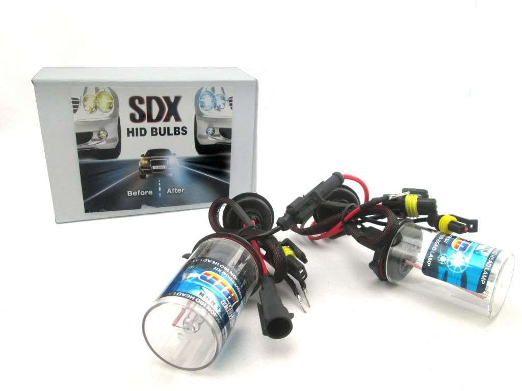 HID Xenon Headlight Replacement DC Bulbs by SDX, H13 (9008) Lo/Hi Halogen, 10000K