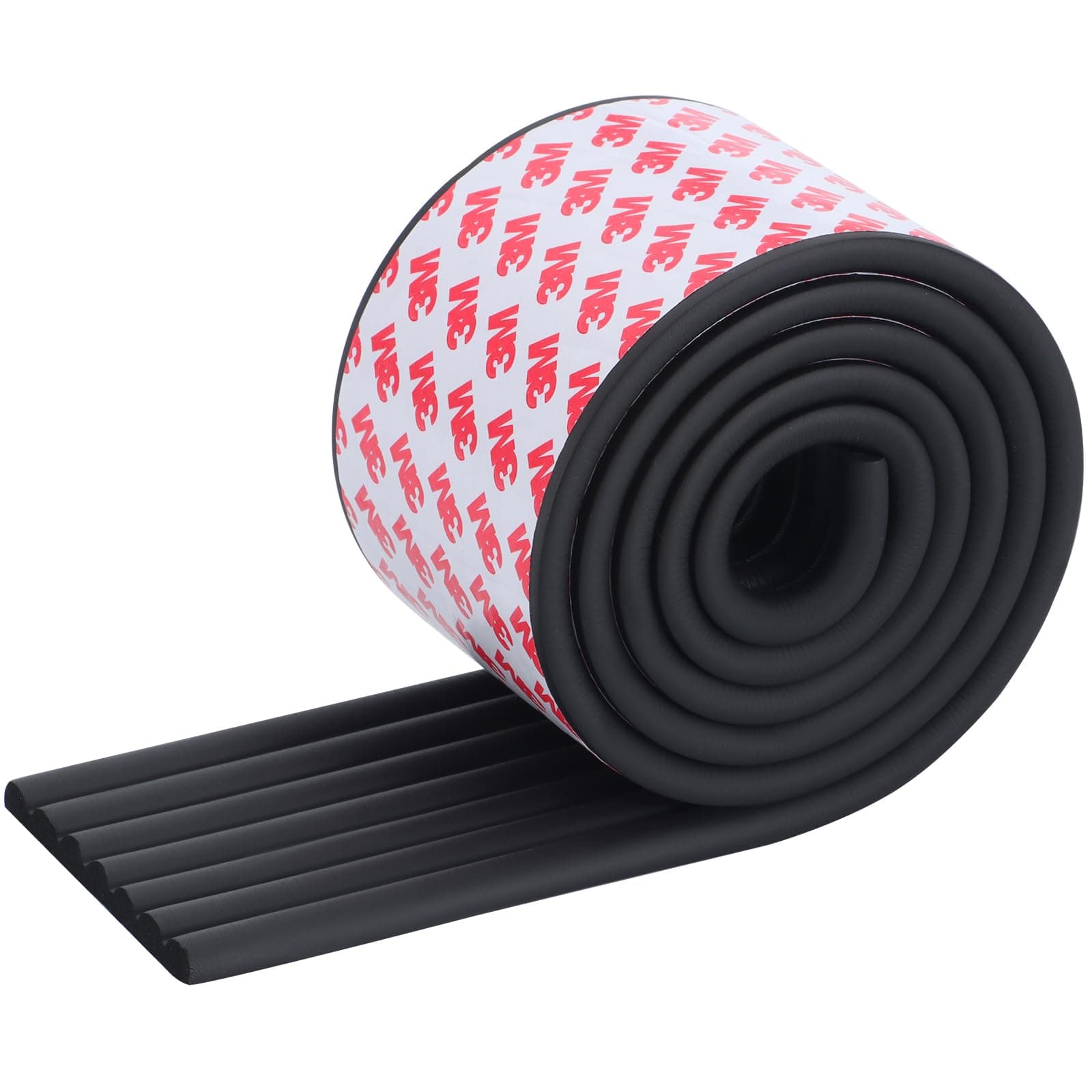 - VOCOMO Corner Protector for Baby, Widen Edge Protector with Adhesive Backing, Baby Proofing Edge Corner Protectors Self Adhesive Furniture Corner Guard Bumper for Table, Desk, Fireplace (Black, 6.6ft)