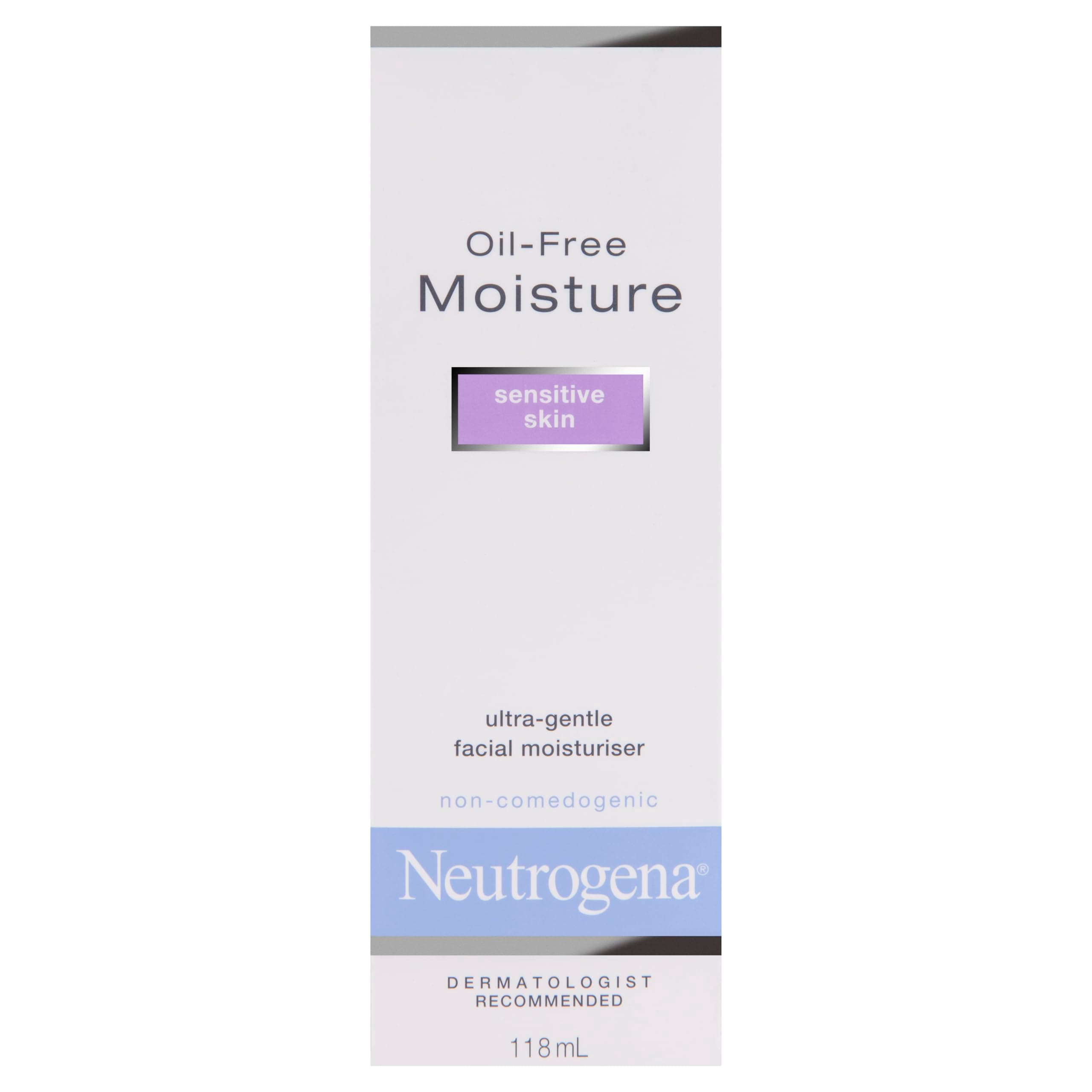 Neutrogena Oil Free Moisture, Sensitive Skin, 4 Oz