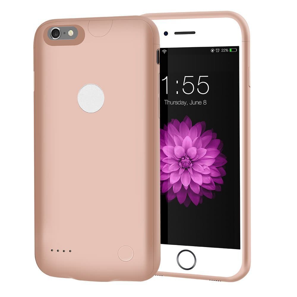 BSAMZ Battery Charger Case suitable for iPhone 6 plus/6s plus/7 plus, 3700mAh Portable Slim Extended Slim Battery Case with Kickstand Support Magnetic Car Holder (5.5 inch) (01)