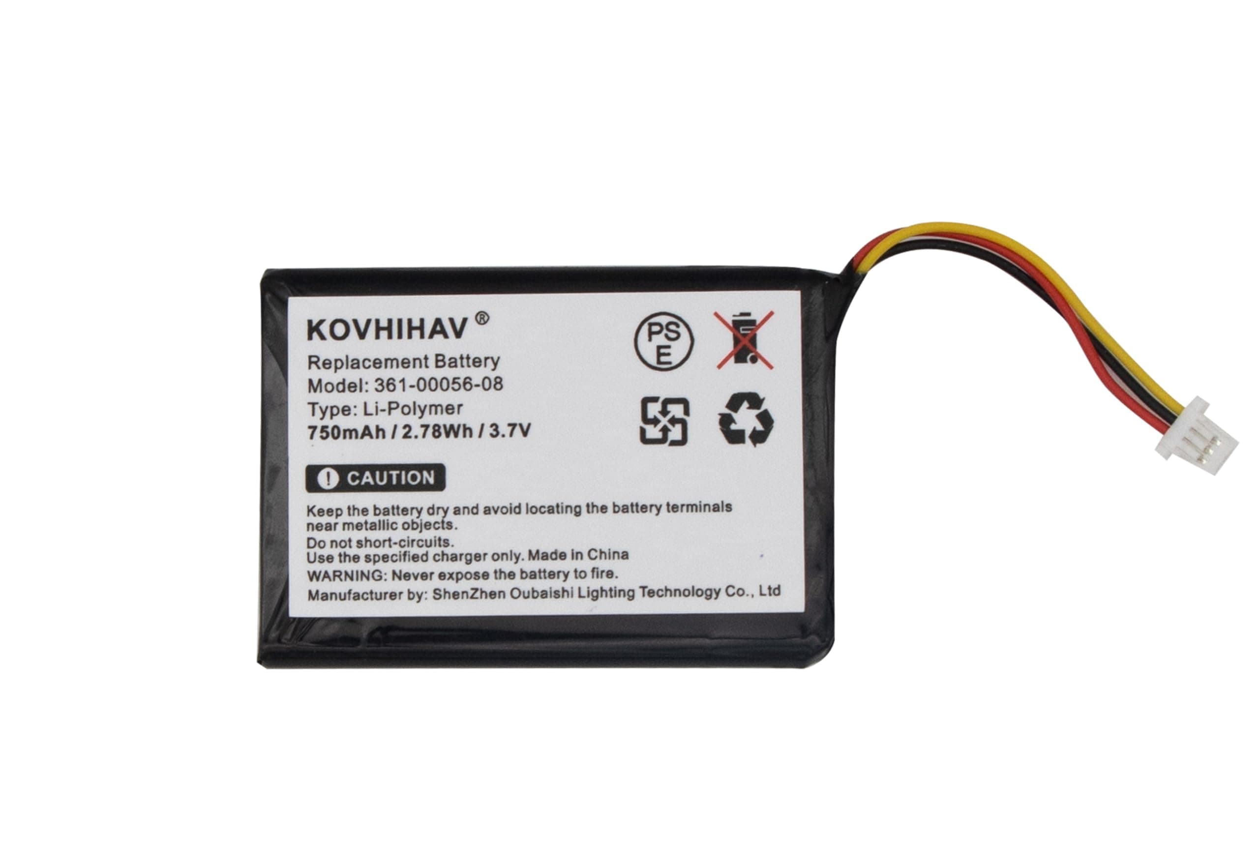 cs battery 750mAh Replacement Battery for DriveSmart 5 DriveSmart 55 DriveSmart 65 361-00056-08