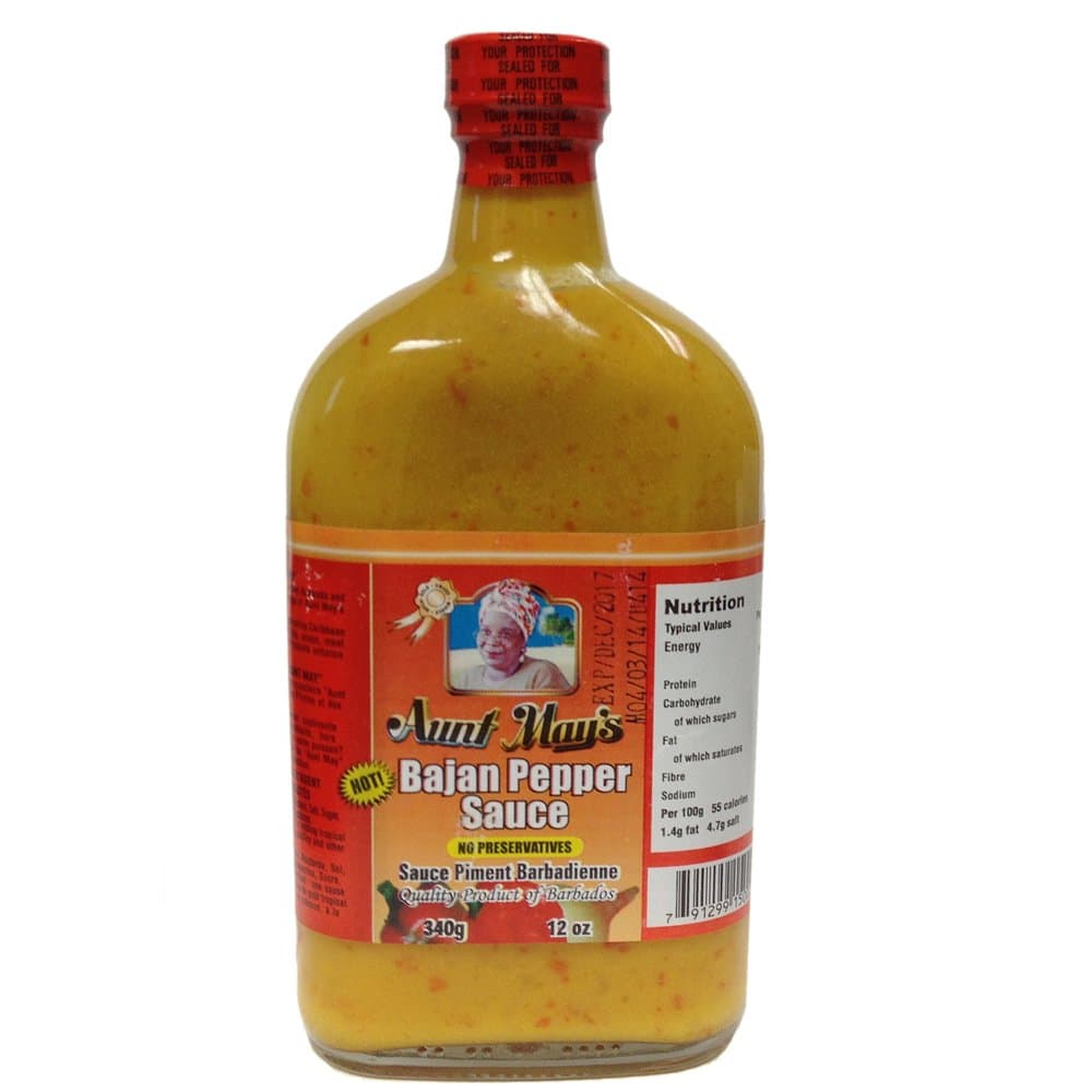 Aunt May's Bajan Pepper Sauce 340 g
