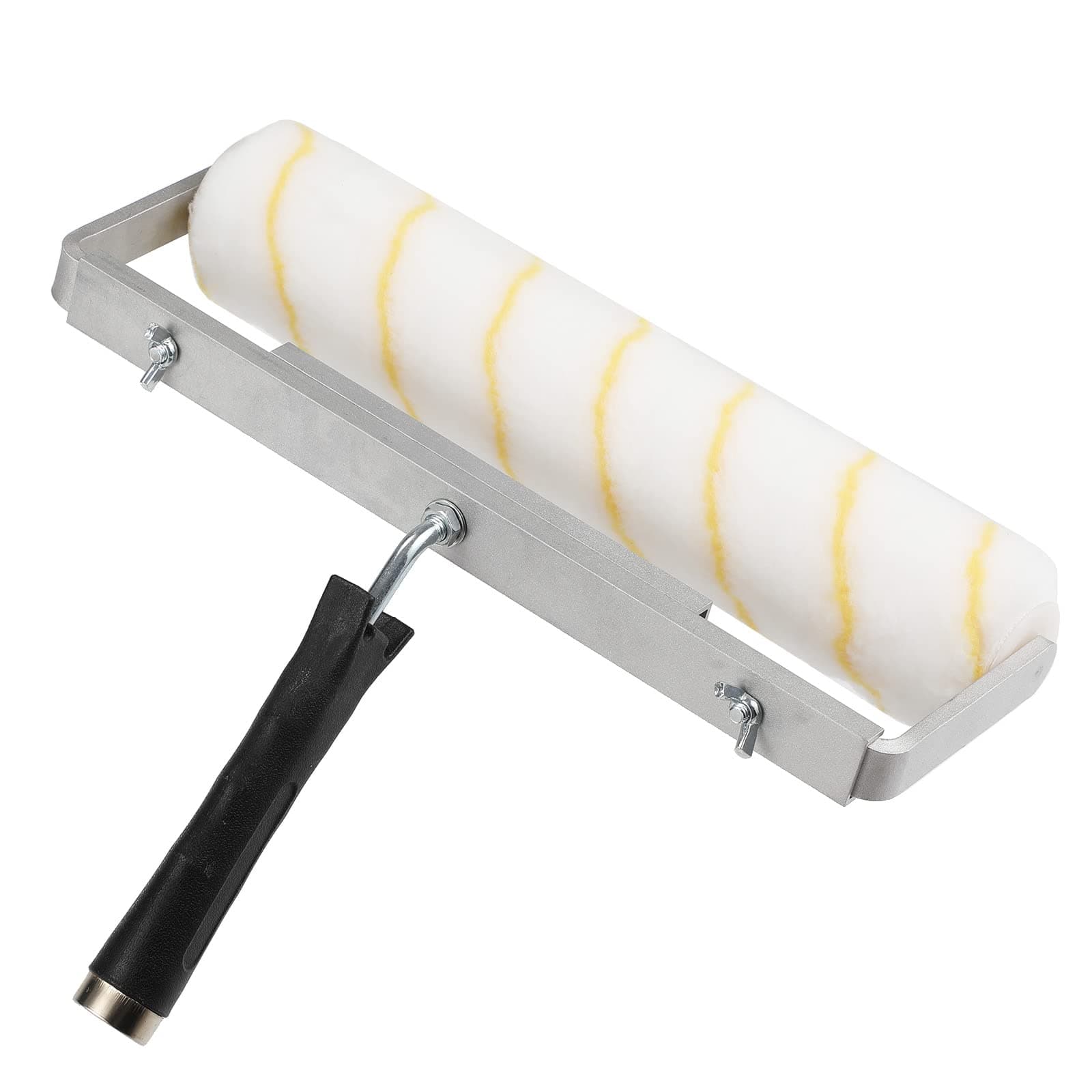 12-18 inch Adjustable Paint Roller Frame with 12" Painter's Choice Roller Cover,Large Paint Roller for Ceiling Wall Painting