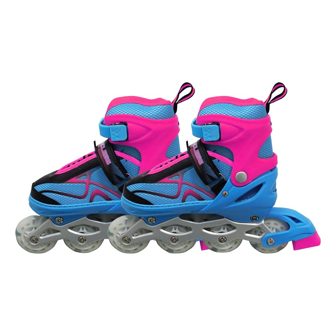 Endless EL1027 Inline Adjustable Skates| Aluminium Chassis and 70 mm PU Wheels | All Wheels Flash, ABEC 7 Bearings