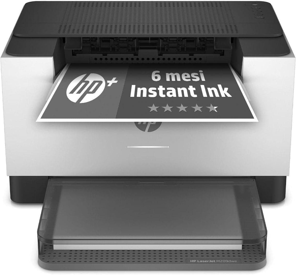 HP LaserJet M209dwe Wireless Black & White Printer with 6 Months Instant Toner Included