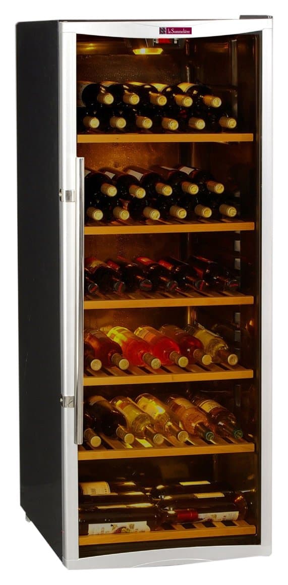 La Sommeliere 1-Zone 120-Bottle Wine Cooler with Digital Display
