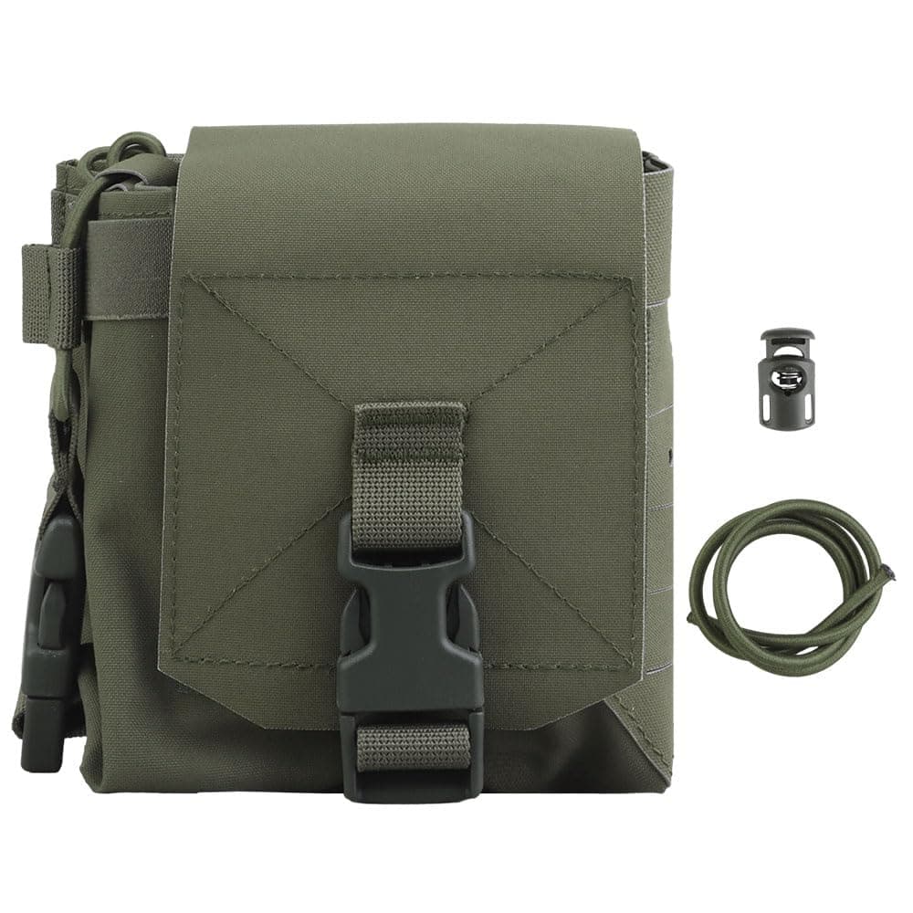 GYDEHUTJ Molle Large Multifunctional Sub Pouch, Tactical 5.56 Magazine Pouch Radio Storage Bag 2 in 1 for Duty Belt Vest