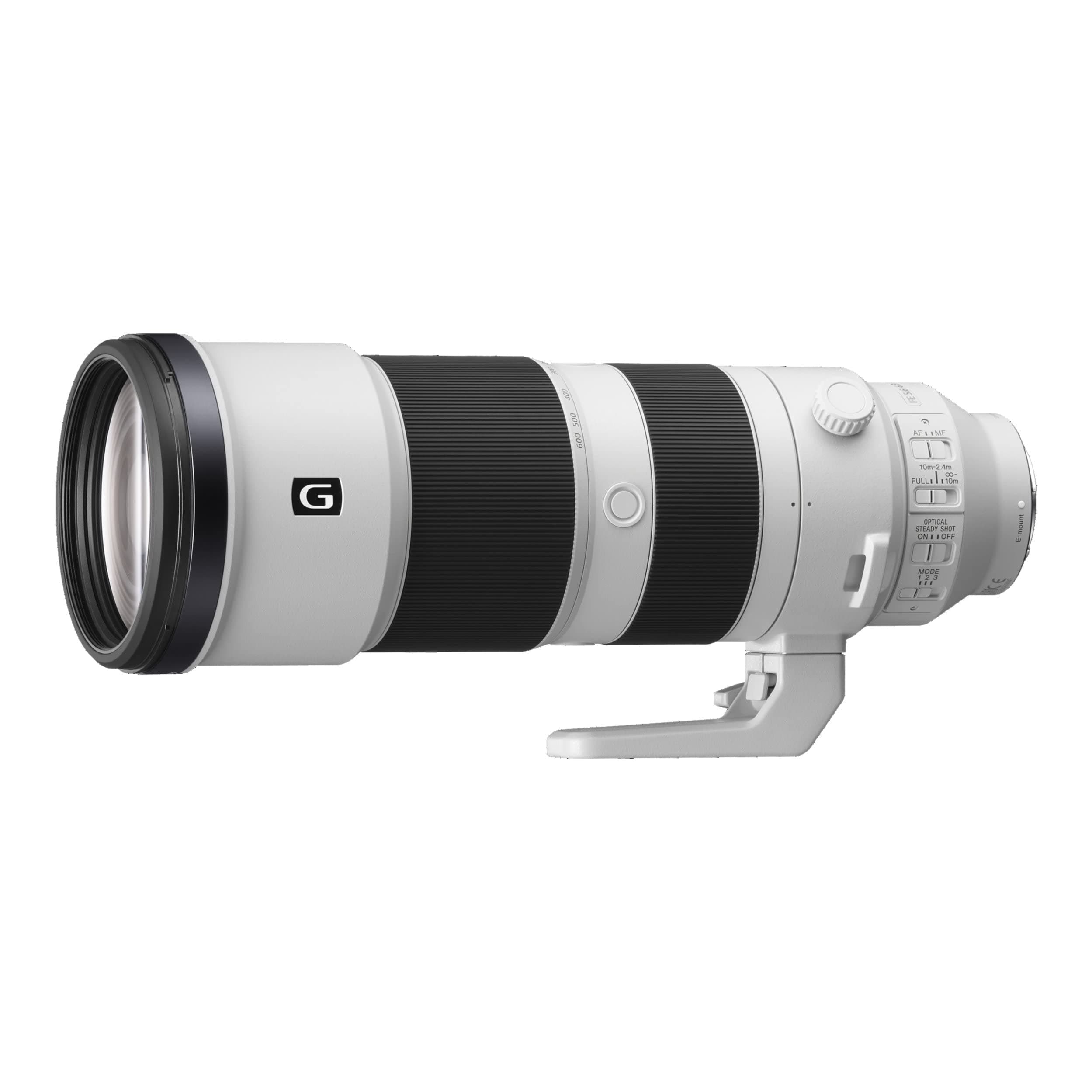 E Mount FE 200 600mm F5.6 6.3 G OSS Full-Frame Lens (SEL200600G) | Super-Telephoto Zoom | for Wildlife Photography, White