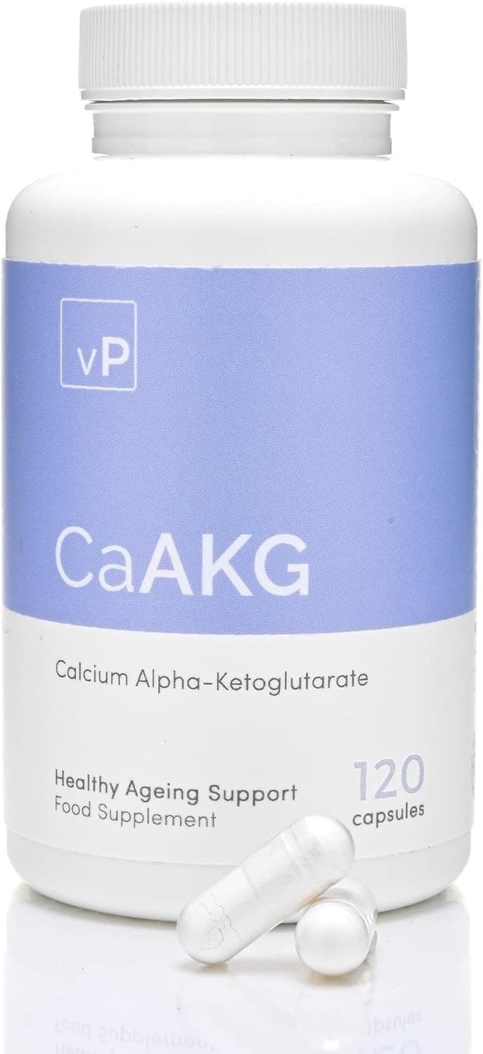 Ca-AKG 500mg x 120 Capsules - Third Party Tested Over 99% Purity - Vitality Pro CaAKG Food Supplement – Pure High Strength Calcium Alpha-Ketoglutarate Formula