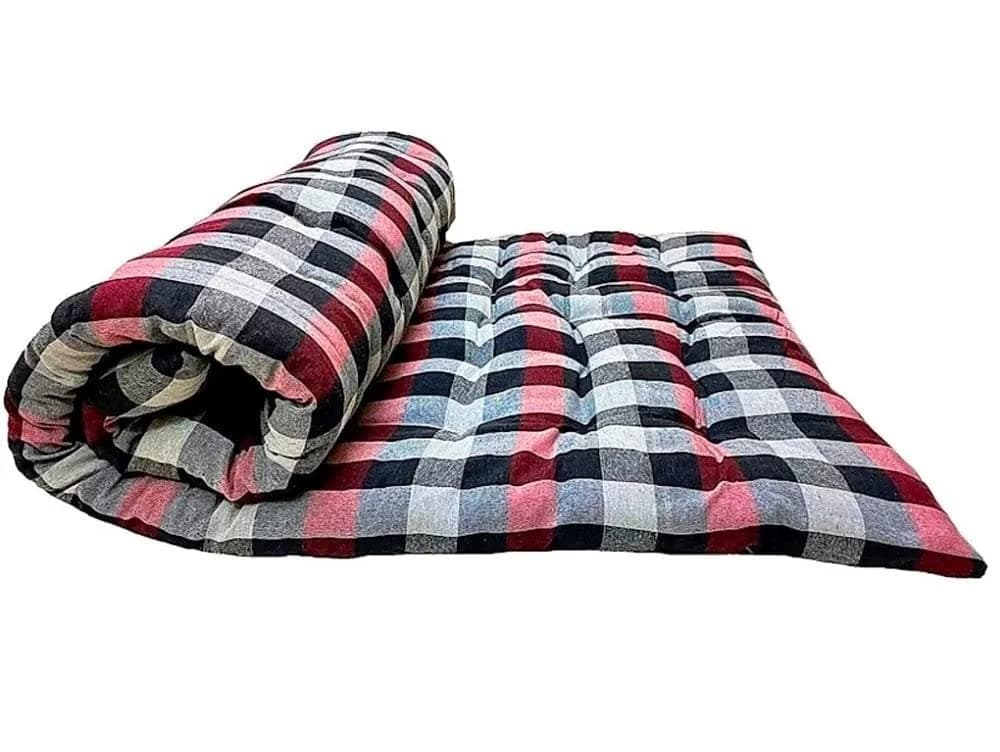 Cotton Filled Mattress, Single Bed, 1 Sleeping Capacity, 72x36 cm, Multicolour