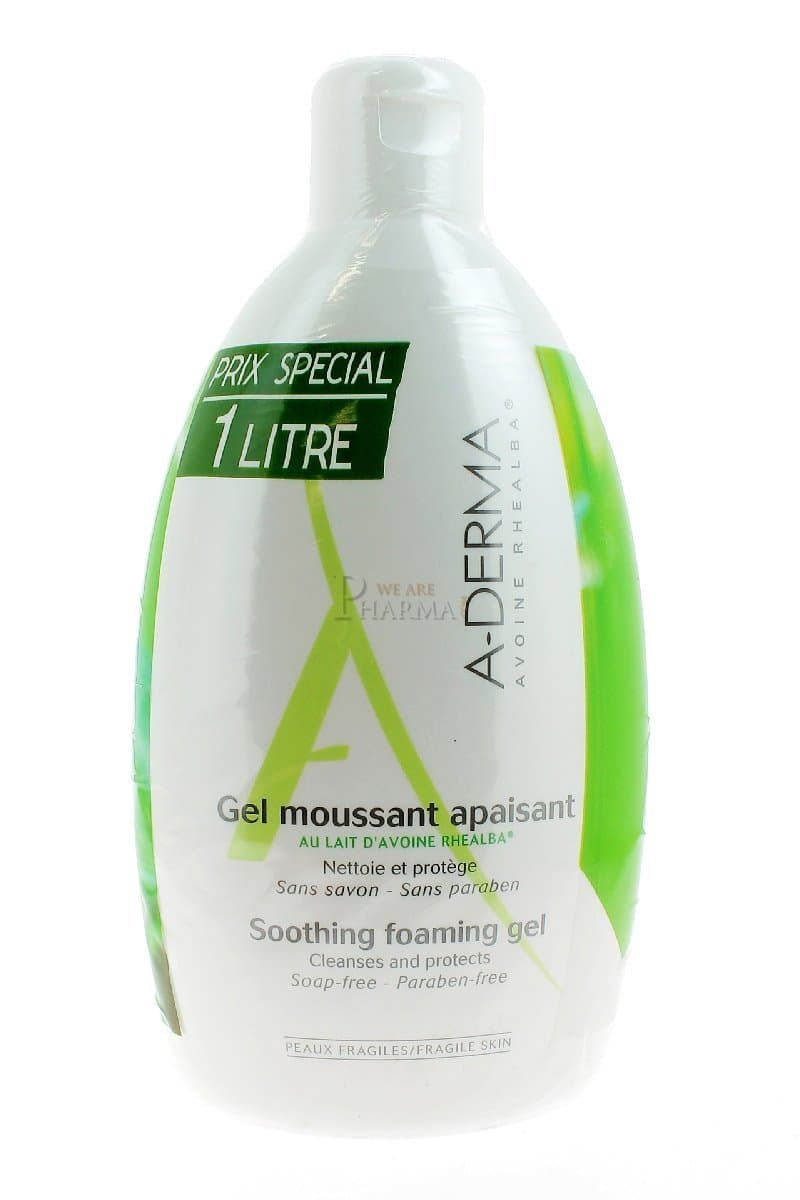 Aderma Soothing Foaming Gel 2 x 500ml