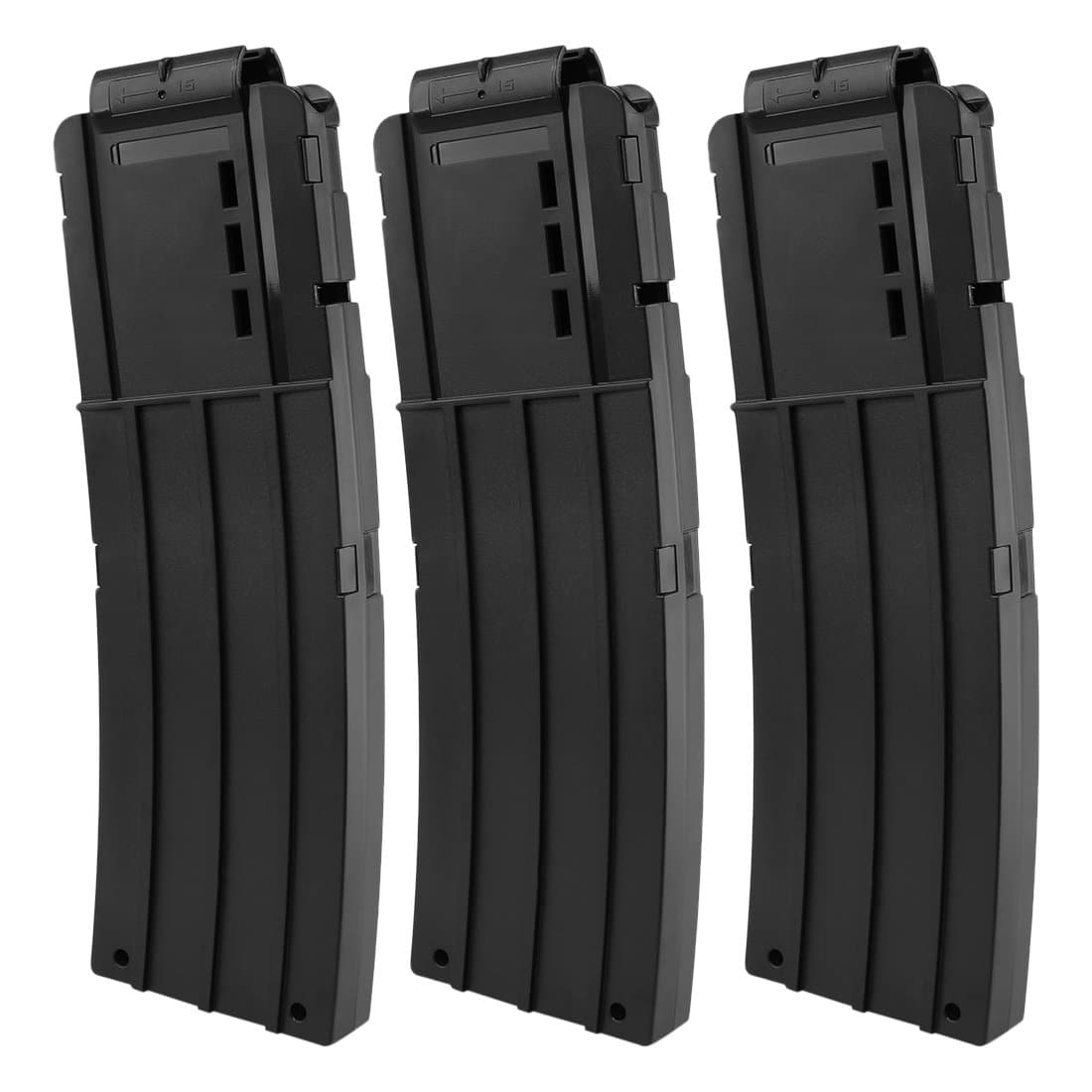 Bullet Clips, Lingxuinfo 3 Pack 15-Dart Bullet Clips Magazine Clips for nerf n-strike elite series/nerf modulus series blaster
