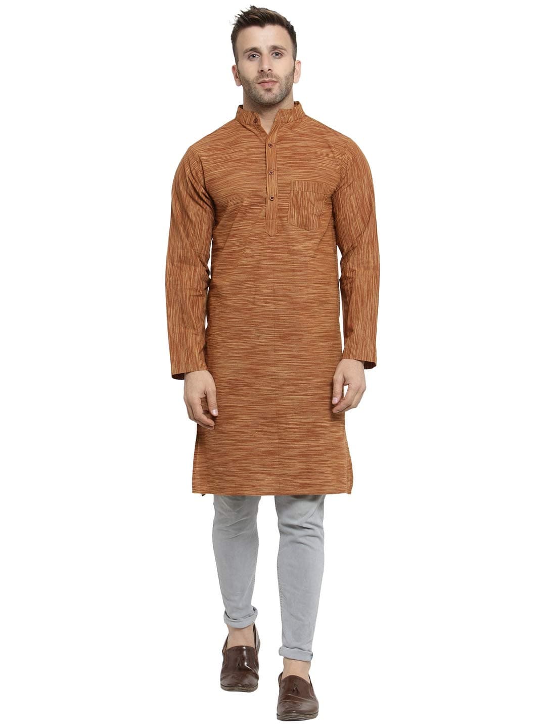 Enchanted Drapes Men's Cotton Straight Kurta