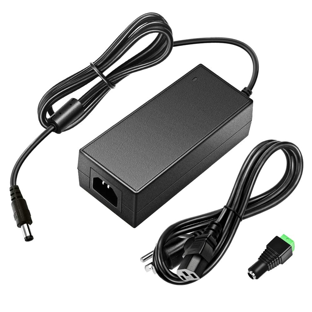 SHNITPWR 12V 3A 36W AC DC Power Supply Adapter 100V~240V AC to DC 12 Volt 3 Amp Converter Transformer LED Driver with 5.5x2.5mm Plug for 5050 3528 LED Strip 3D Printer CCTV Security System LCD Monitor