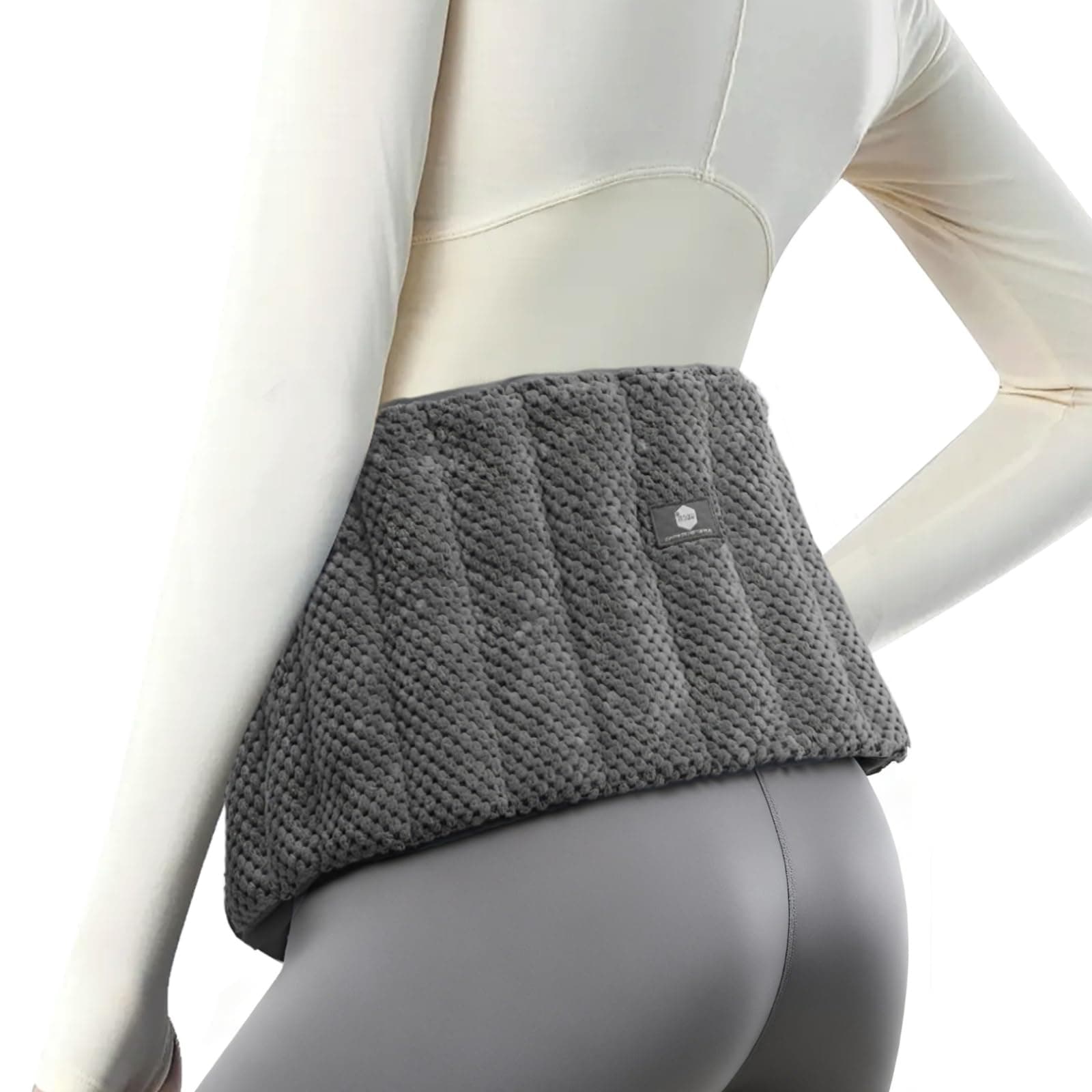 uncn Large Heat Pads for Back Pain Relief with Adjustable Strap| Wheat Bags Microwavable| Microwave Heat Pad for Cramps, Menstrual, Lumbar, Muscle Spasms