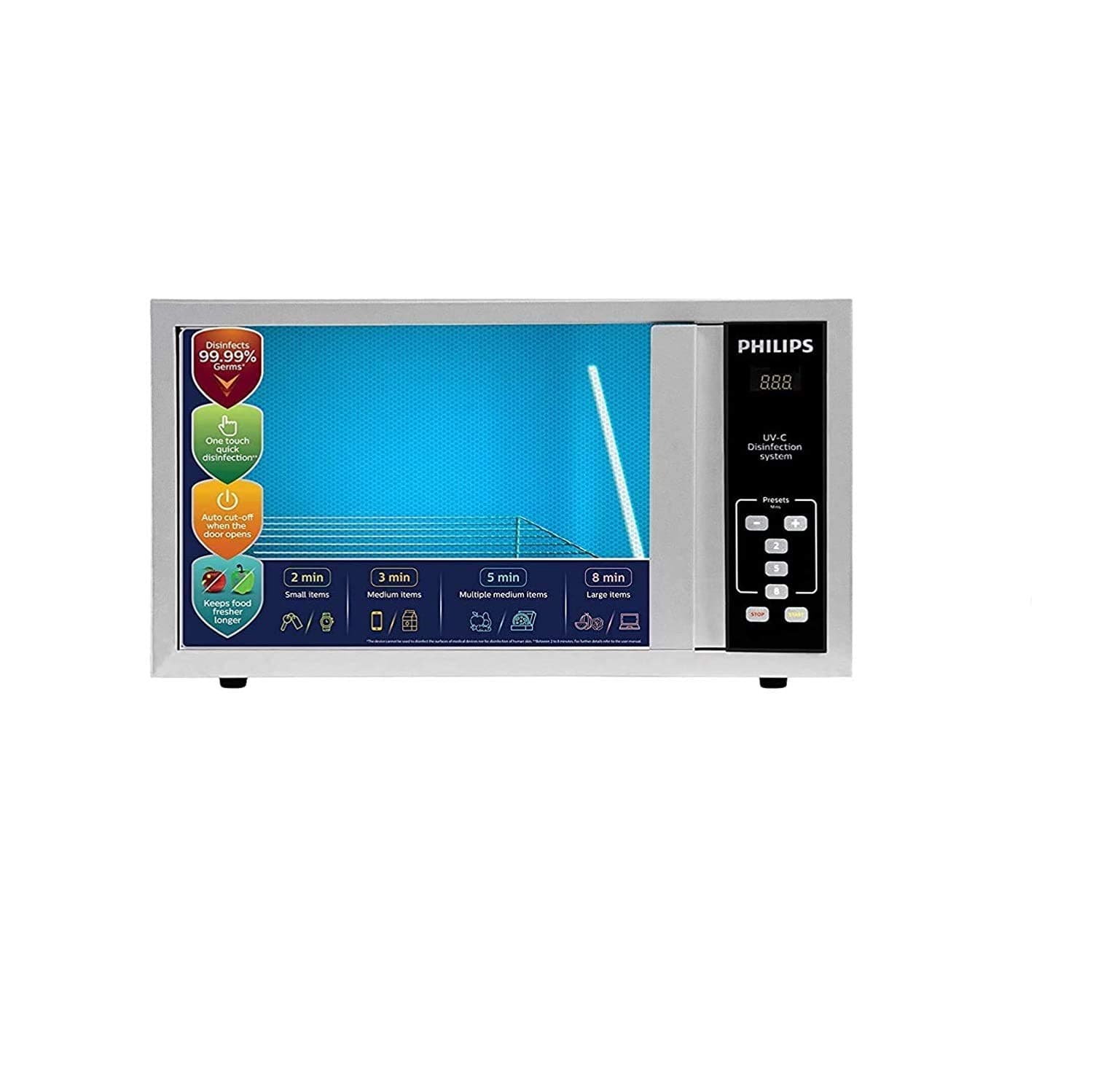 Uv-C Disinfection System Iisc/Boston University And Intertek Certified For Quick Disinfection Of Viruses Within Minutes – 30L Capacity